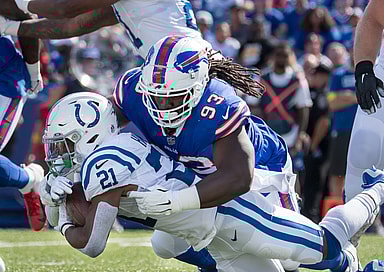 NFL: Indianapolis Colts at Buffalo Bills, Brandin Bryant, new york giants