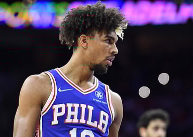 NBA: New Orleans Pelicans at Philadelphia 76ers, Charlie Brown Jr., knicks