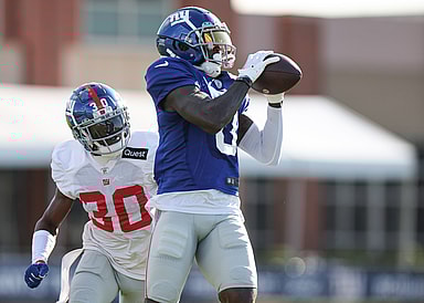 nfl: new york giants training camp, parris campbell