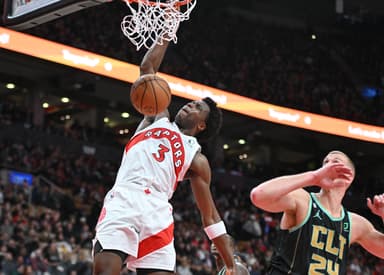 NBA: Charlotte Hornets at Toronto Raptors, knicks, og anunoby