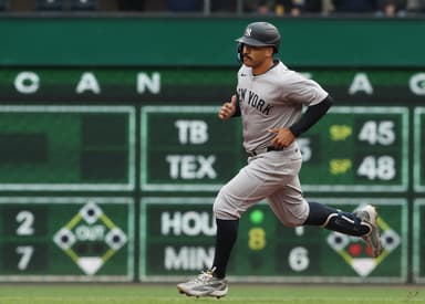 MLB: New York Yankees at Pittsburgh Pirates, trent grisham