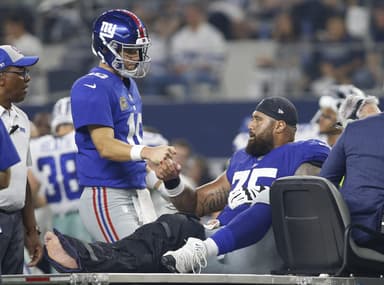 New York Giants, John Halapio, Eli Manning