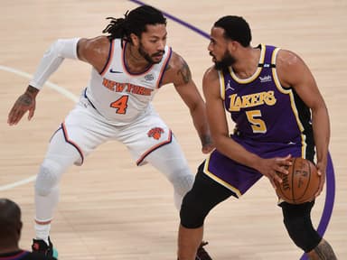knicks, lakers, derrick rose
