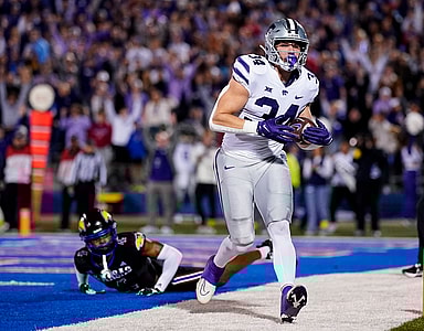 NCAA Football: Kansas State at Kansas, new york giants, ben sinnott