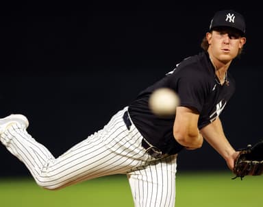 mlb: spring training-miami marlins at new york yankees, clayton beeter
