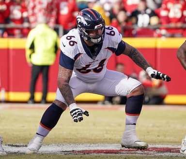 Denver Broncos guard Dalton Risner (Giants)