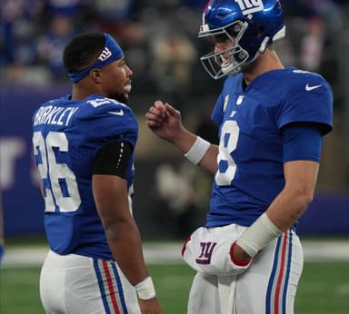 new york giants, daniel jones, saquon barkley