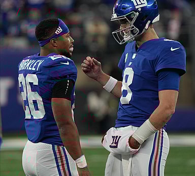 new york giants, daniel jones, saquon barkley