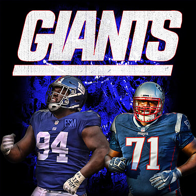 New York Giants, Cameron Fleming, Dalvin Tomlinson