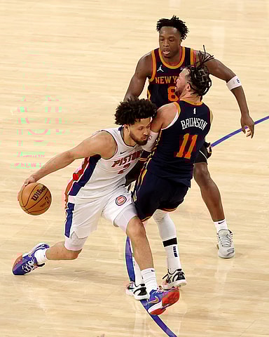 NBA: Playoffs-Detroit Pistons at New York Knicks