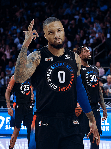 damian lillard, new york knicks