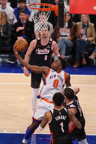 NBA: Portland Trail Blazers at New York Knicks