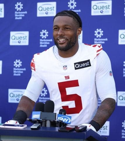 Kayvon Thibodeaux in action for the Giants