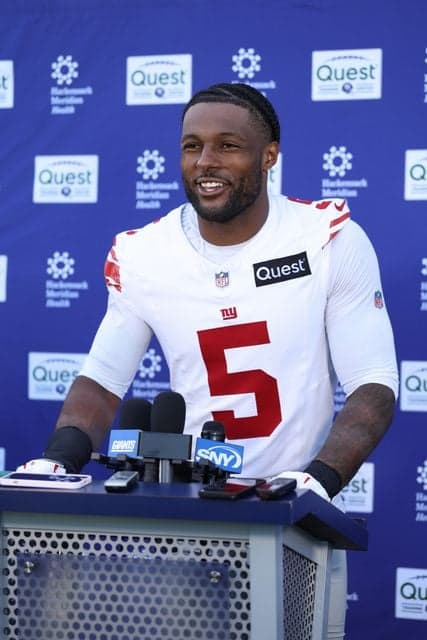 Kayvon Thibodeaux in action for the Giants