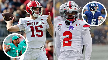 giants, caleb downs, dolphins, jaxson dart, fernando mendoza