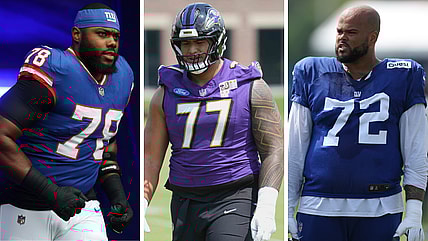 Giants, Daniel Faalele, Andrew Thomas, Jermaine Eluemunor