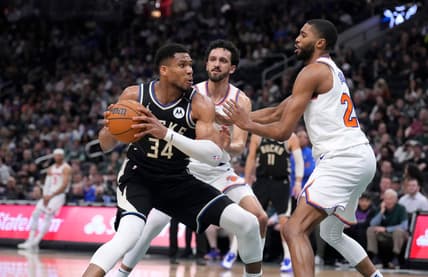 NBA: New York Knicks at Milwaukee Bucks