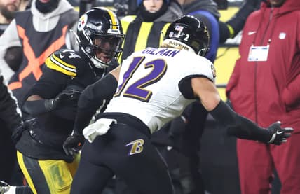 Alohi Gilman, giants, NFL: Baltimore Ravens at Pittsburgh Steelers