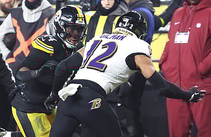 Alohi Gilman, giants, NFL: Baltimore Ravens at Pittsburgh Steelers