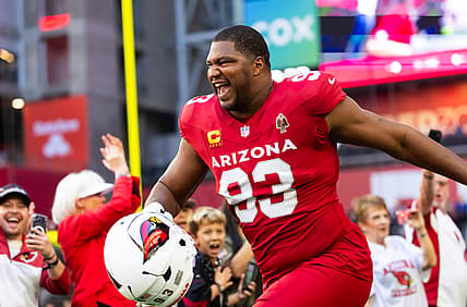 Calais Campbell, giants, NFL: Los Angeles Rams at Arizona Cardinals