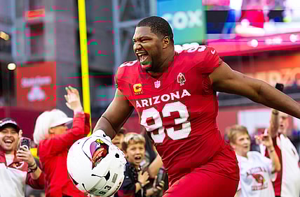 Calais Campbell, giants, NFL: Los Angeles Rams at Arizona Cardinals