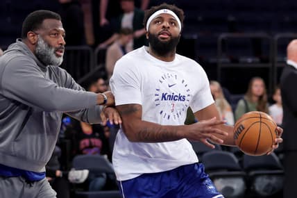 NBA: Miami Heat at New York Knicks