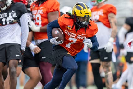 NCAA Football: NCAA Senior Bowl Practice, new york jets, donovan edwards