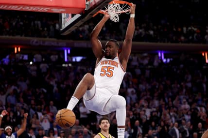 NBA: Playoffs-Indiana Pacers at New York Knicks, ariel hukporti