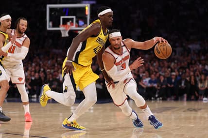 NBA: Playoffs-Indiana Pacers at New York Knicks, josh hart