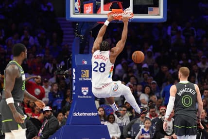NBA: Minnesota Timberwolves at Philadelphia 76ers, knicks