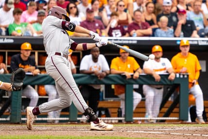 NCAA Baseball: College World Series-Tennessee v Texas A, Kaeden Kent, yankees