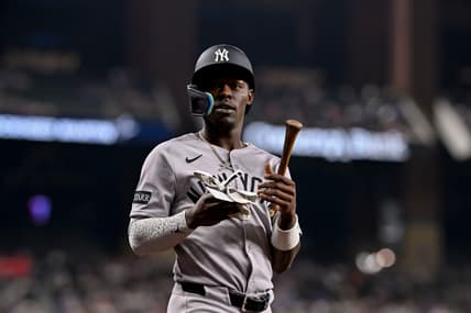 MLB: New York Yankees at Texas Rangers, jazz chisholm