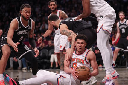 NBA: New York Knicks at Brooklyn Nets, kevin mccullar jr.