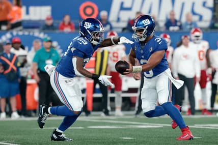 NFL: Kansas City Chiefs at New York Giants, tyrone tracy