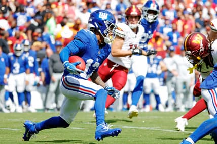 Wan'Dale Robinson, NFL: New York Giants at Washington Commanders