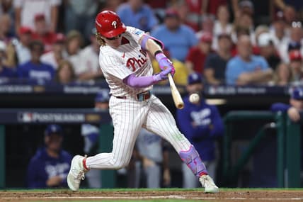 MLB: Playoffs-Los Angeles Dodgers at Philadelphia Phillies, harrison bader, mets