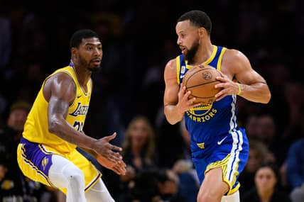 Stephen Curry, NBA: Golden State Warriors at Los Angeles Lakers