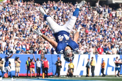 Cam Skattebo, NFL: Los Angeles Chargers at New York Giants