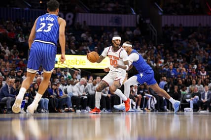 NBA: New York Knicks at Orlando Magic, jordan clarkson