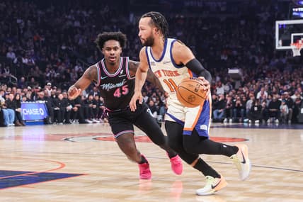NBA: Miami Heat at New York Knicks