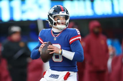 Jaxson Dart, NFL: Washington Commanders at New York Giants