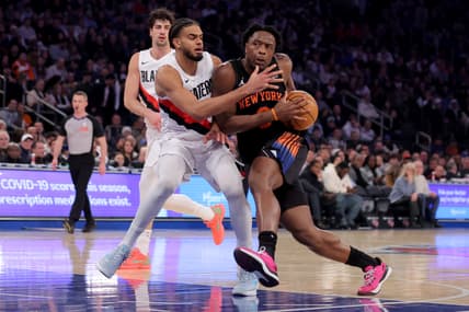 NBA: Portland Trail Blazers at New York Knicks