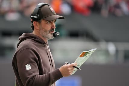 giants, Stefanski, NFL: London Games-Minnesota Vikings at Cleveland Browns