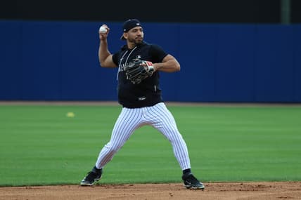 MLB: New York Yankees-Workouts, jose caballero