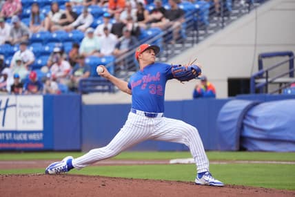 MLB: Spring Training-Washington Nationals at New York Mets