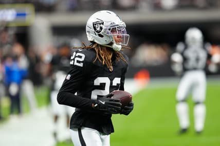eric stokes, NFL: New York Giants at Las Vegas Raiders