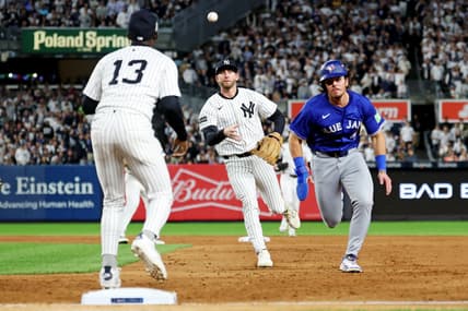 MLB: Playoffs-Toronto Blue Jays at New York Yankees