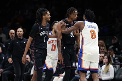 NBA: New York Knicks at Brooklyn Nets