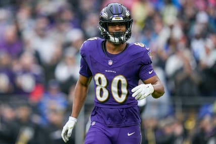 Isaiah Likely, giants, NFL: Los Angeles Rams at Baltimore Ravens