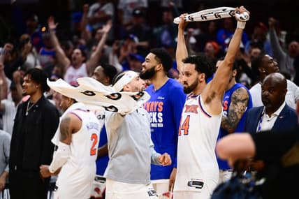 NBA: Playoffs-New York Knicks at Cleveland Cavaliers